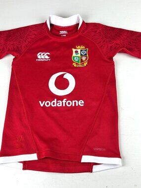 Canterbury British Irish Lions Rugby Jersey Youth 8 Red